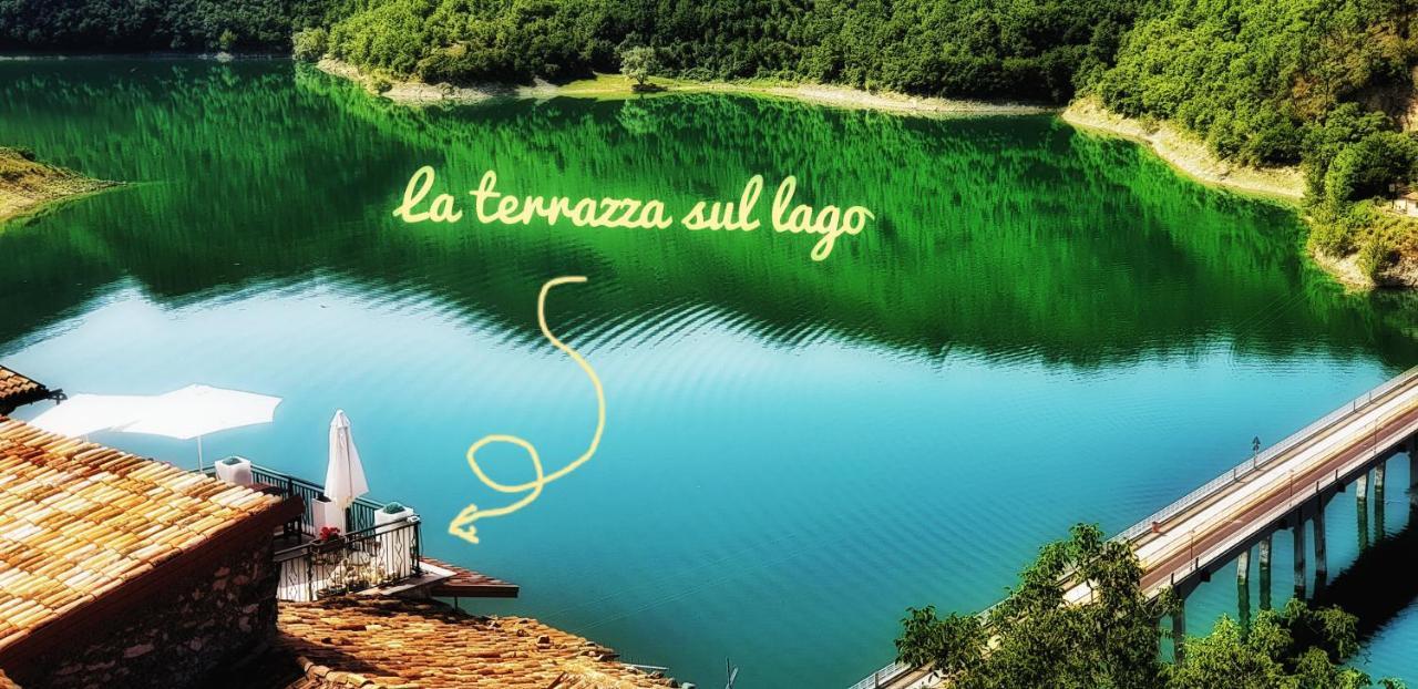 La Terrazza Sul Lago Turano กาสเตล ดิ ตอรา ภายนอก รูปภาพ