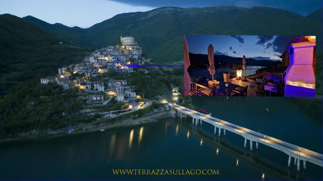 La Terrazza Sul Lago Turano กาสเตล ดิ ตอรา ภายนอก รูปภาพ